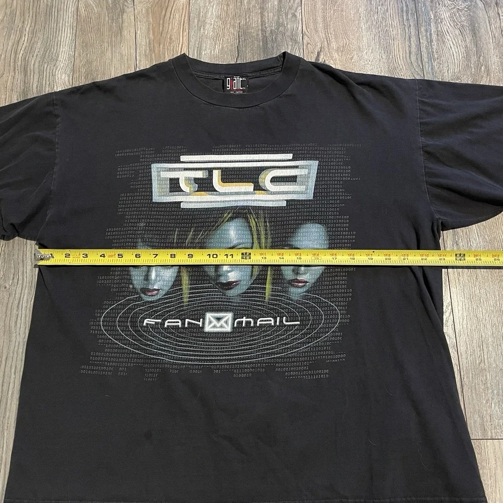 Vintage 90s 99 TLC Fanmail Tour Shirt XL Giant Tag Fan Mail Rap Tee Double Sided